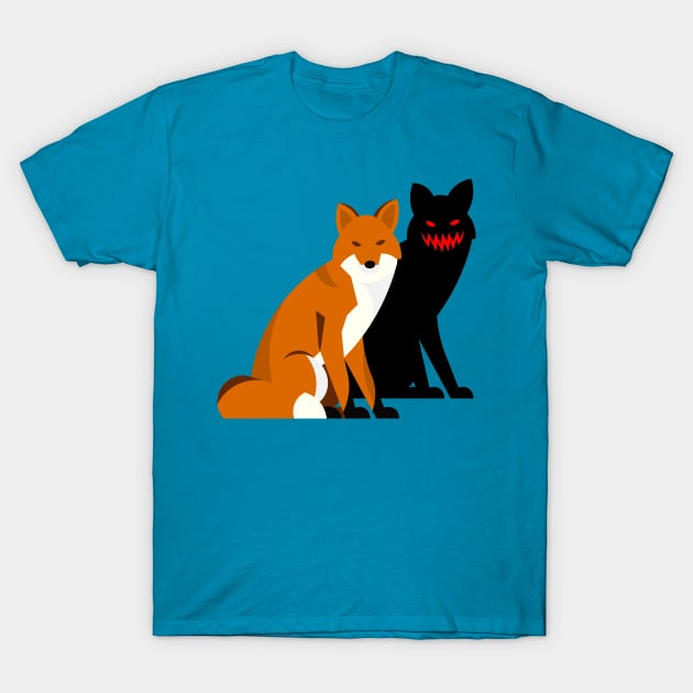 Fox Duality T-Shirt by inotyler